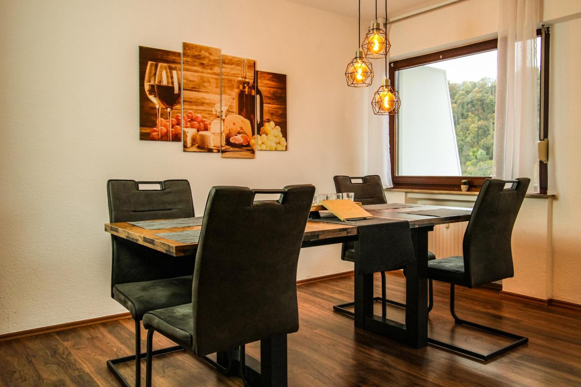 Moderne Fewo Sky Netflix Terrasse Burgblick Boxspringbett Waschtrockner Bullay Exterior photo